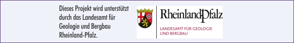  Unterstützt durch das Landesamt für Geologie und Bergbau Rheinland-Pfalz 